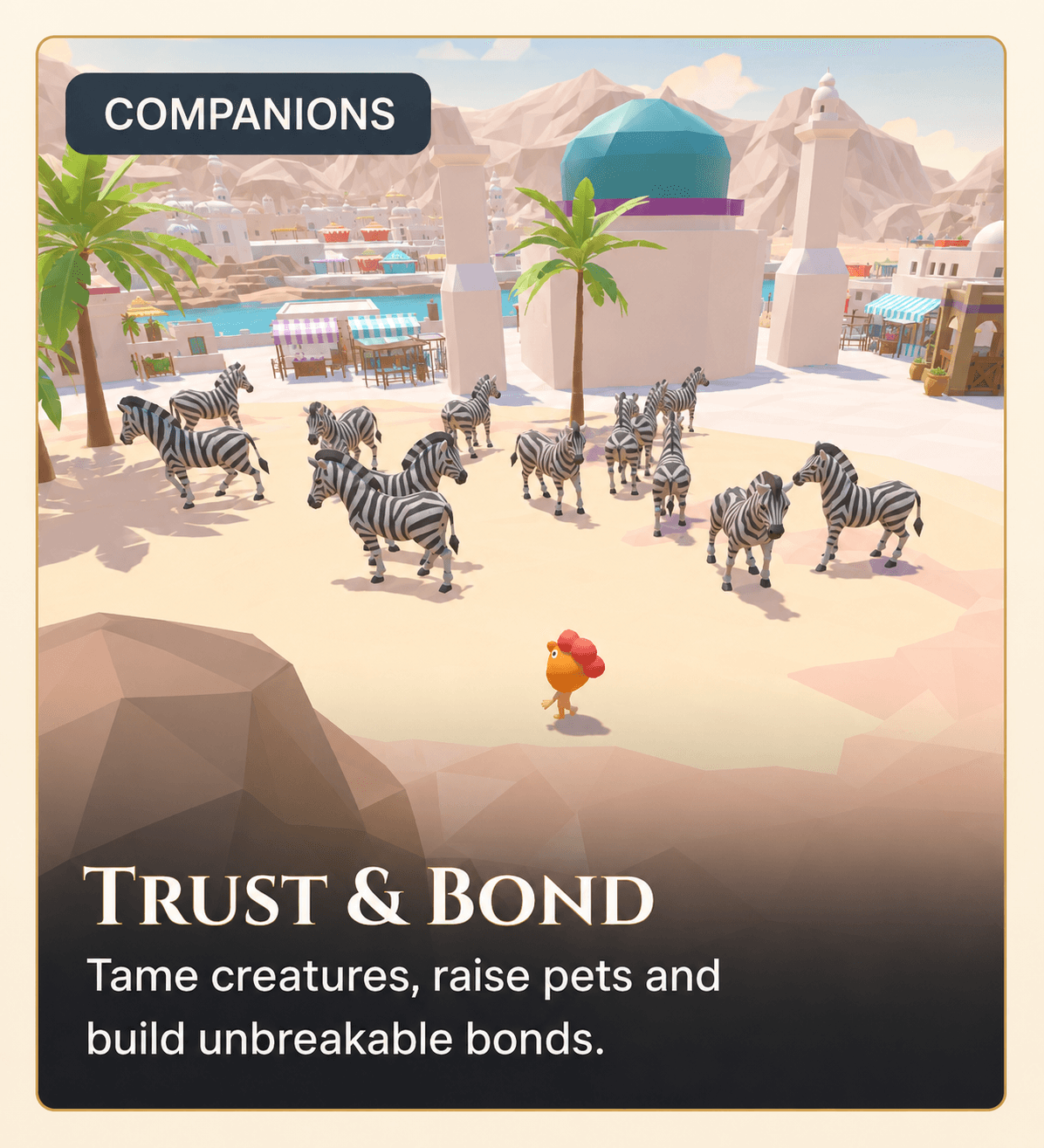 Trust & Bond — tame creatures and raise pets