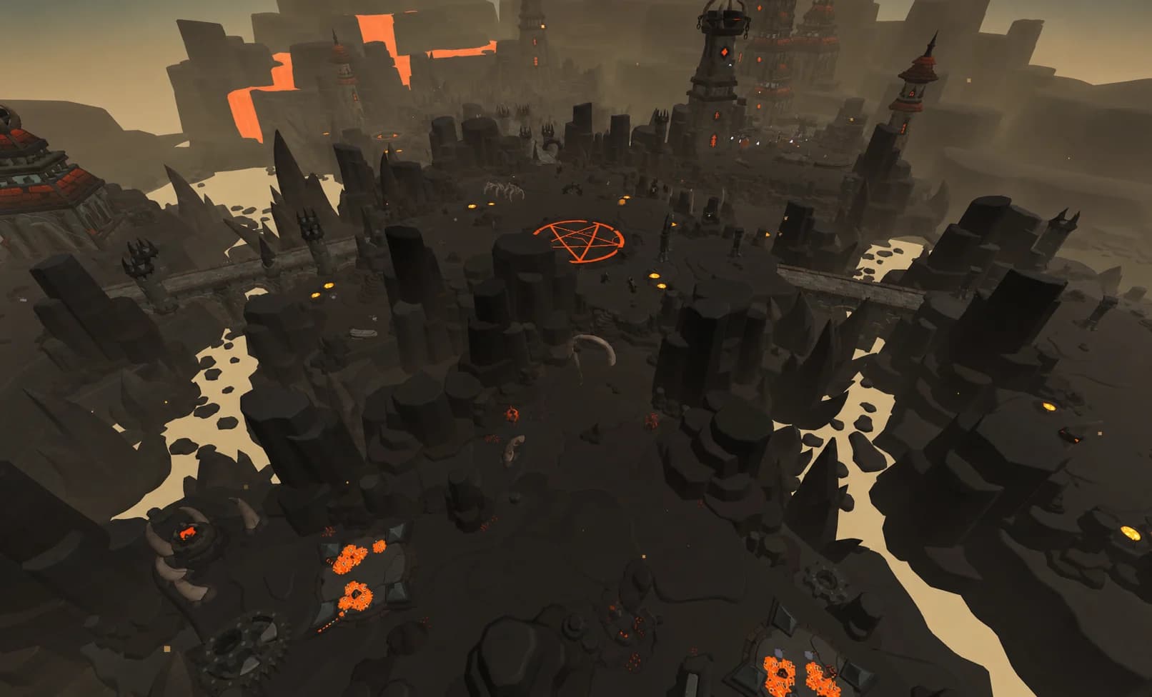 Hell gameplay environment